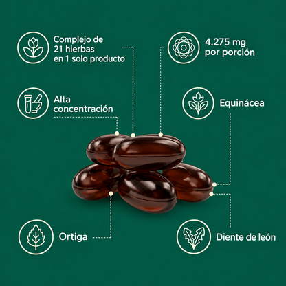 Cápsulas de Drenaje Linfático LeviaNatura®