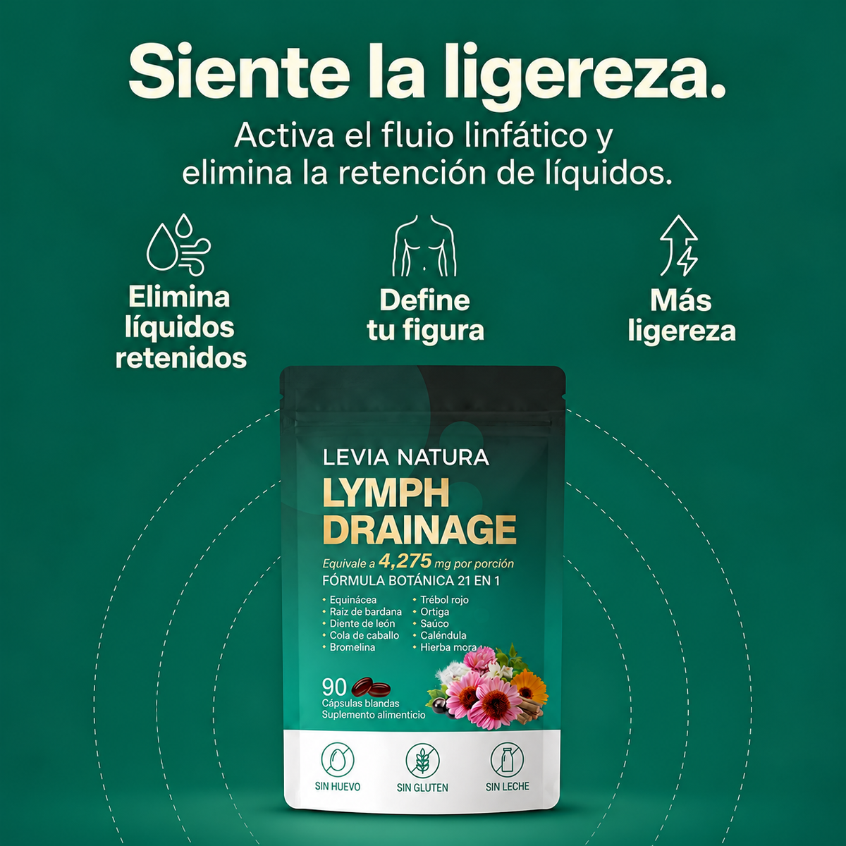 Cápsulas de Drenaje Linfático LeviaNatura®